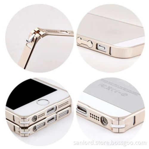 Mobile Phone Bumpers for iPhone, Buckle Design and with Buttons
